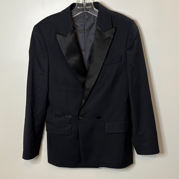 River Island Elegant Black Tuxedo Jacket - Picture 1 of 11